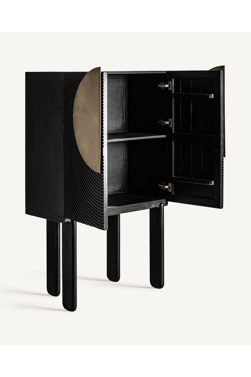 Black & Gold Cabinet | Vical Home Dobeln | Woodfurniture.com