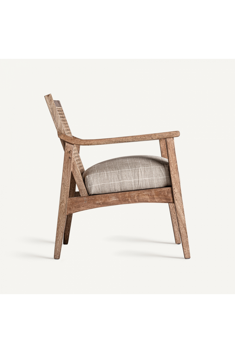 Rattan Cane Back Armchair | Vical Home Valhey | Woodfurniture.com