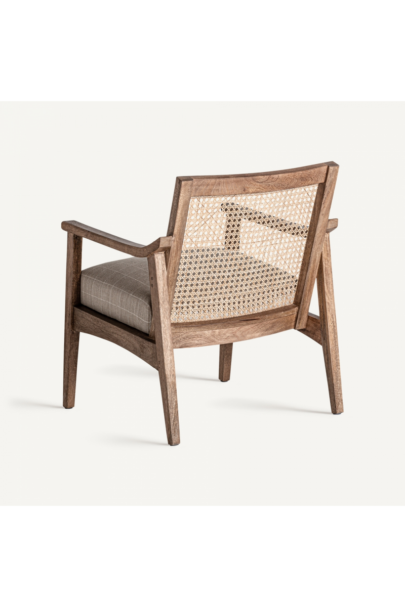 Rattan Cane Back Armchair | Vical Home Valhey | Woodfurniture.com