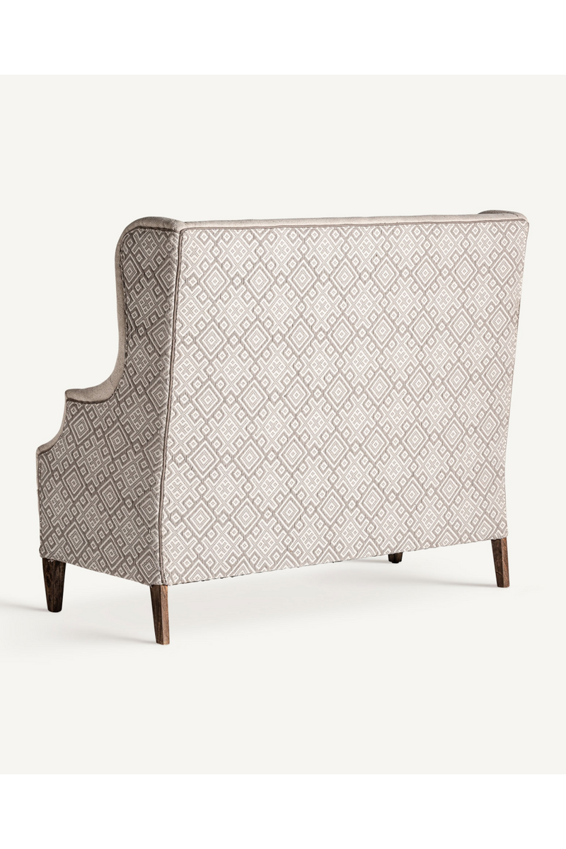 Patterned Beige Bar Sofa | Vical Home Mutzig | Woodfurniture.com