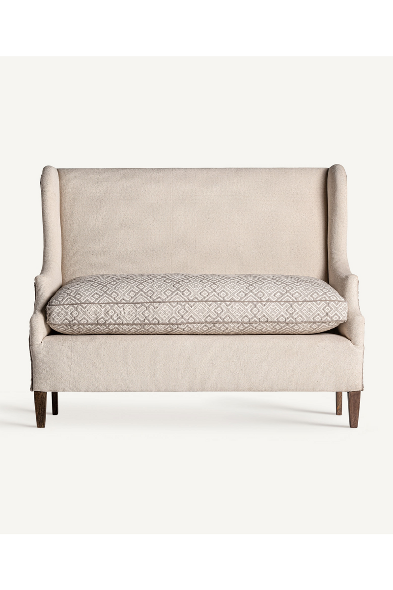 Patterned Beige Bar Sofa | Vical Home Mutzig | Woodfurniture.com