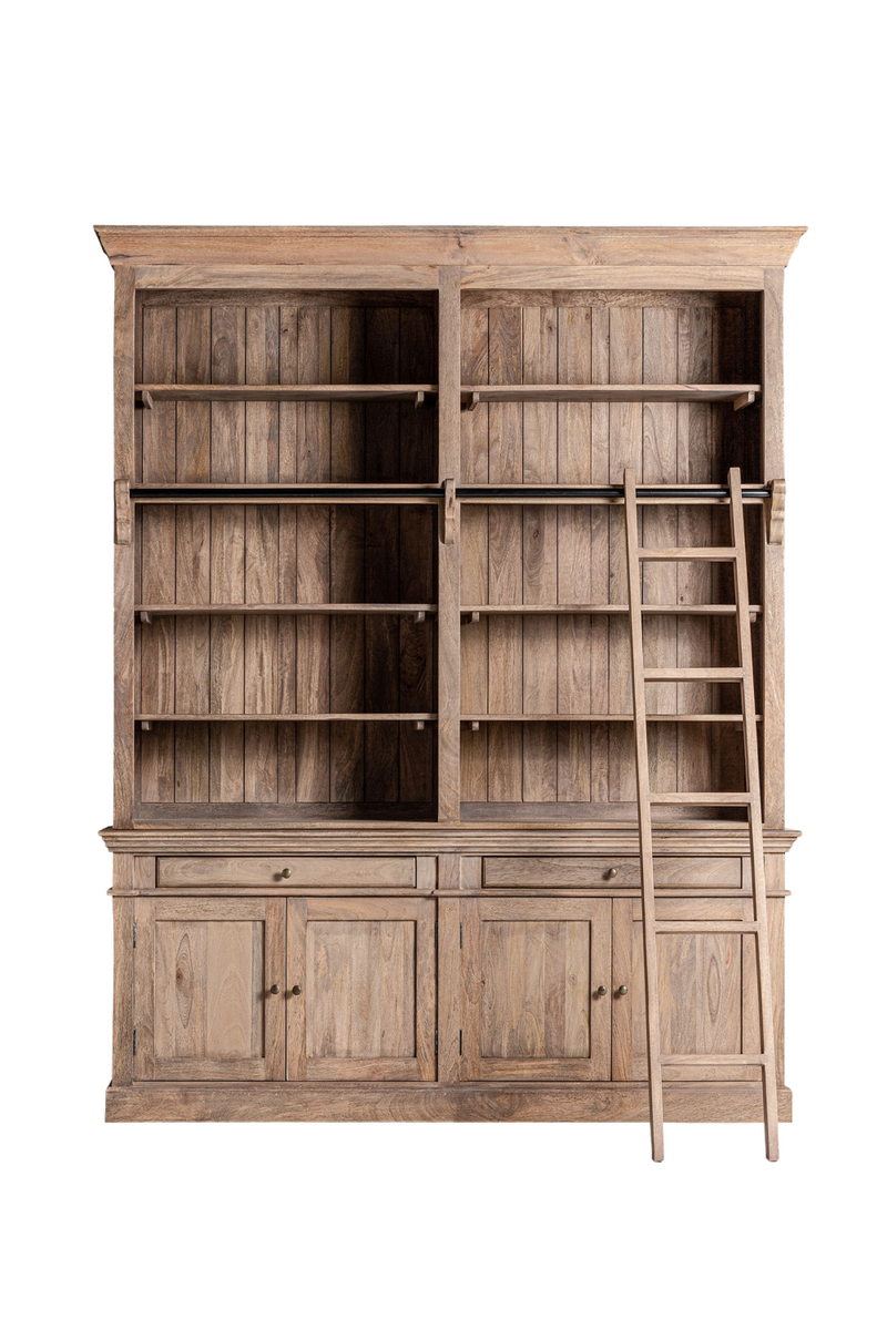 Aged Mango Wood Bookcase | Vical Home Mandern | Oroatrade.com