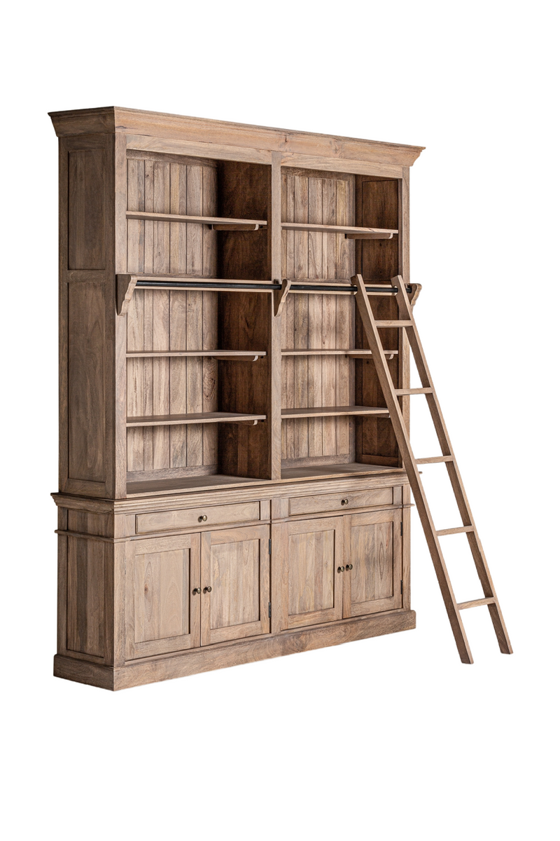 Aged Mango Wood Bookcase | Vical Home Mandern | Oroatrade.com