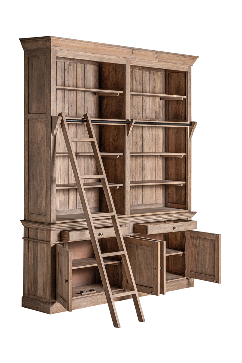 Aged Mango Wood Bookcase | Vical Home Mandern | Oroatrade.com