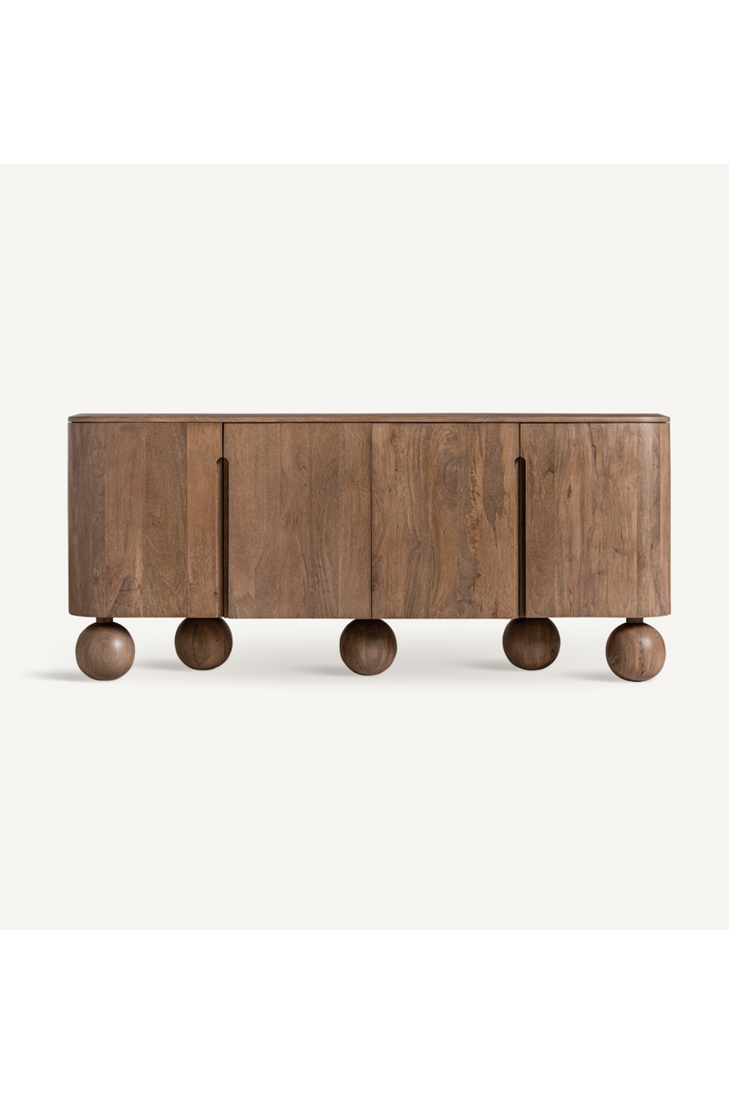 Sphere-Legged Wooden Sideboard | Vical Home Bocksberg | Woodfurniture.com