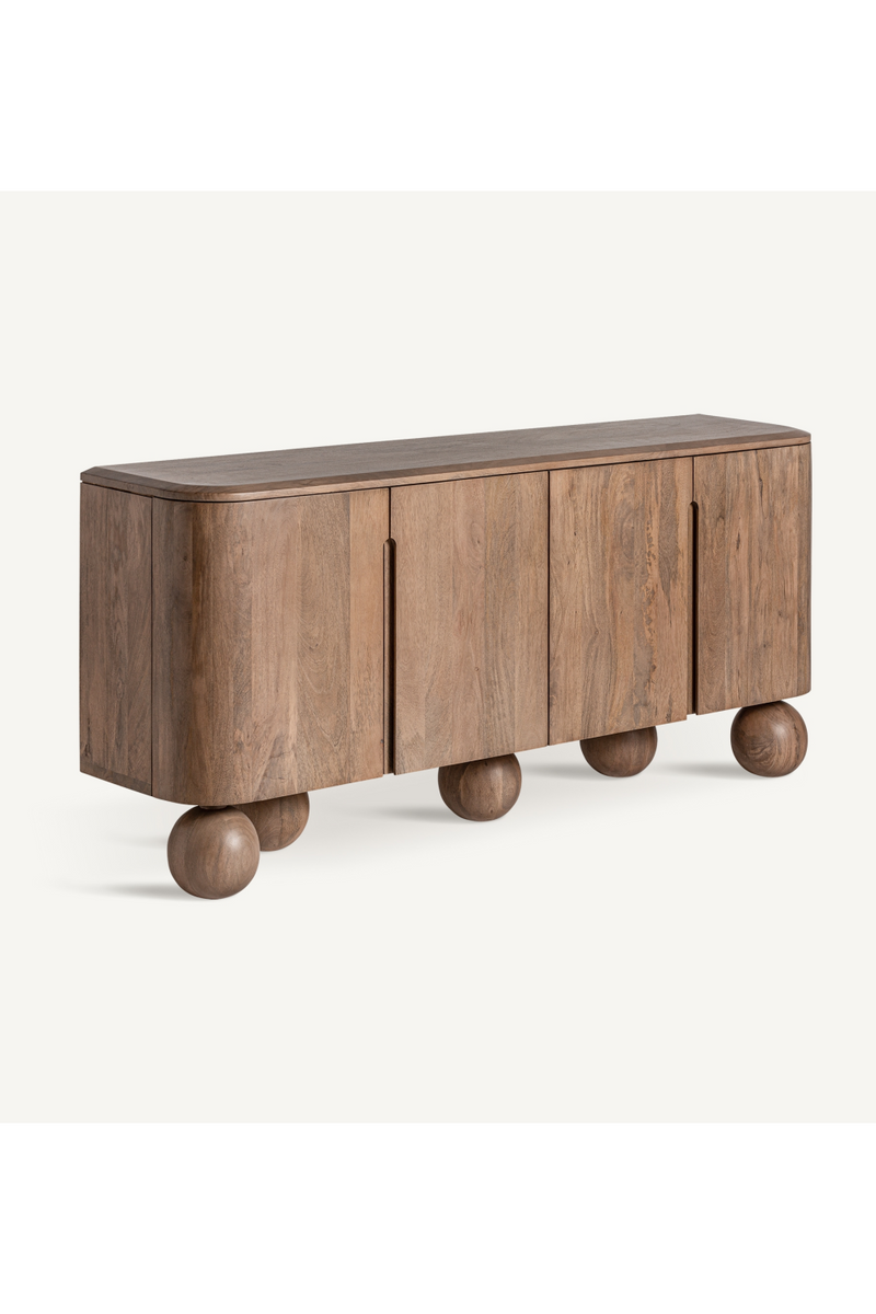 Sphere-Legged Wooden Sideboard | Vical Home Bocksberg | Woodfurniture.com