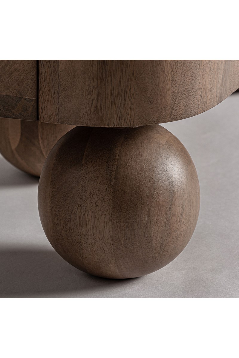 Sphere-Legged Wooden Sideboard | Vical Home Bocksberg | Woodfurniture.com