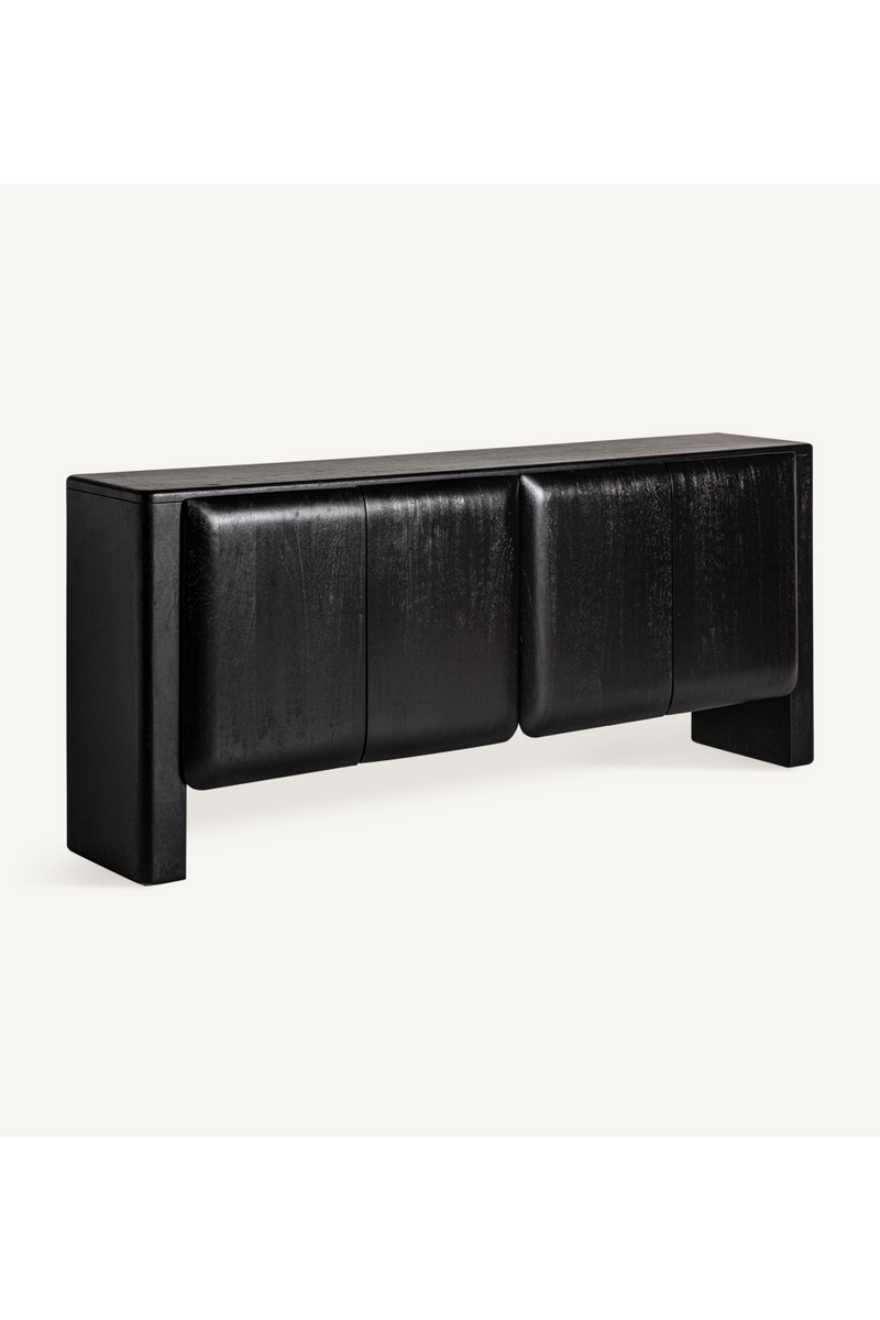 Black Carved Mango Sideboard | Vical Home Kordel | Woodfurniture.com