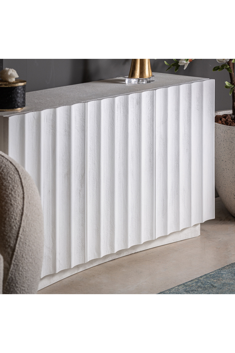 White Cement 3-Door Sideboard | Vical Home Mulcey | Woodfurniture.com