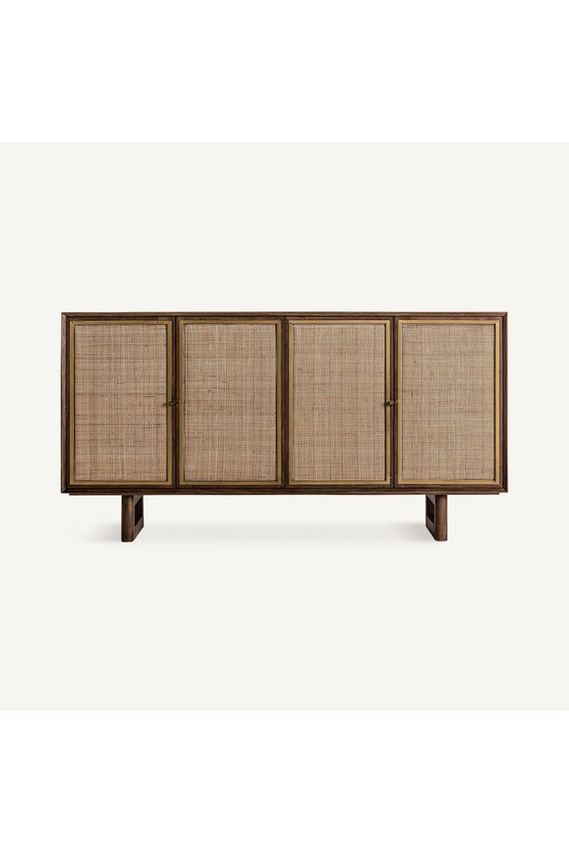 Rattan 4-Door Sideboard | Vical Home Gondorf | Woodfurniture.com