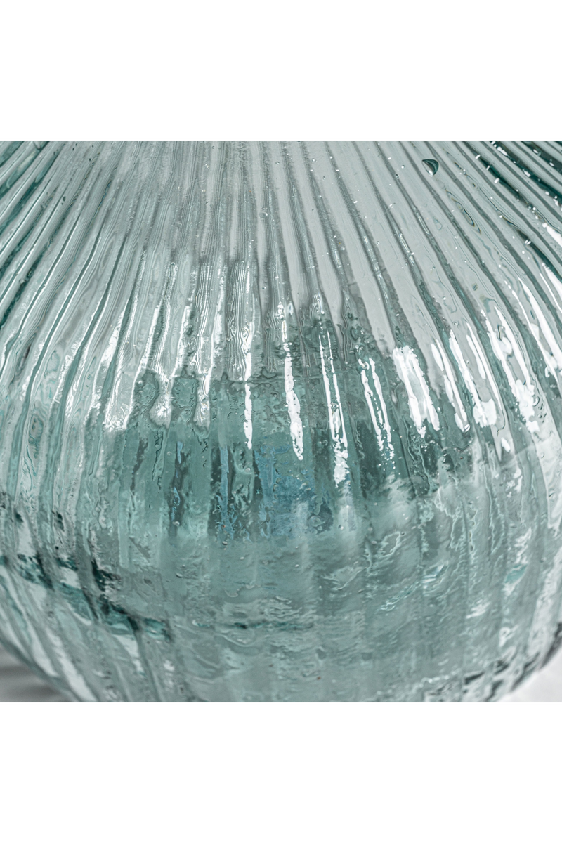 Ridged Glass Vase | Vical Home Sumaya | Woodfurniture.com