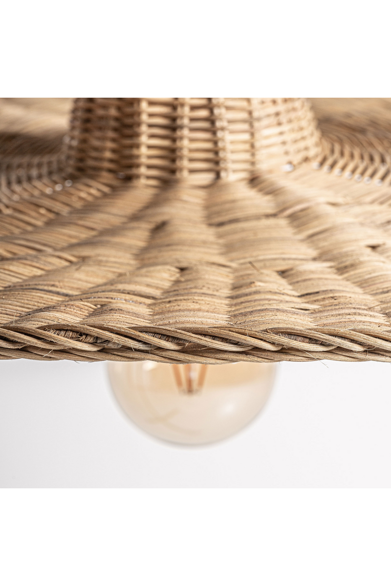 Rattan Hat Hanging Lamp M | Vical Home Uxmal | Woodfurniture.com