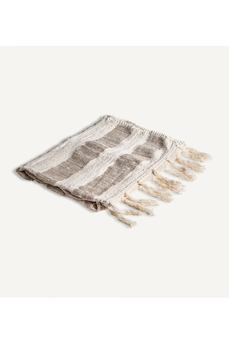 Tasseled Cotton Throw Blanket | Vical Home Clancy | Woodfurniture.com