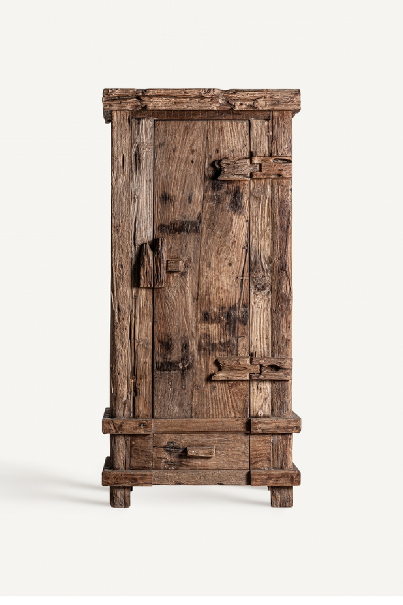 Aged Brown Teak Cabinet | Vical Home Loge | Oroatrade.com