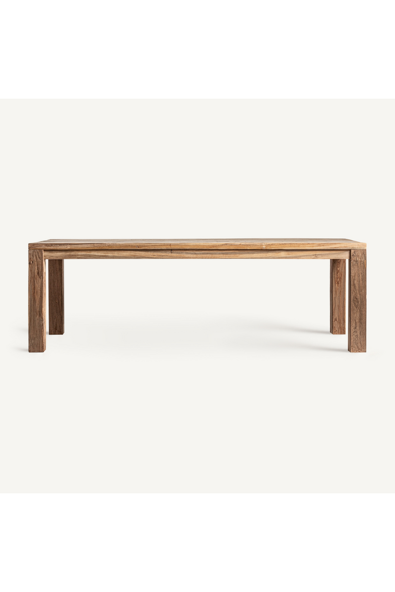 Teak Rectangular Dining Table | Vical Home Lux | Woodfurniture.com