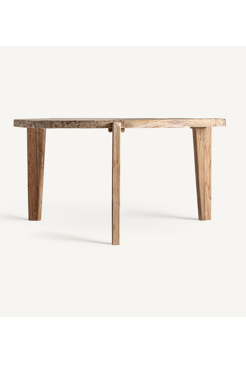 3-Legged Teak Dining Table | Vical Home Lux | Woodfurniture.com