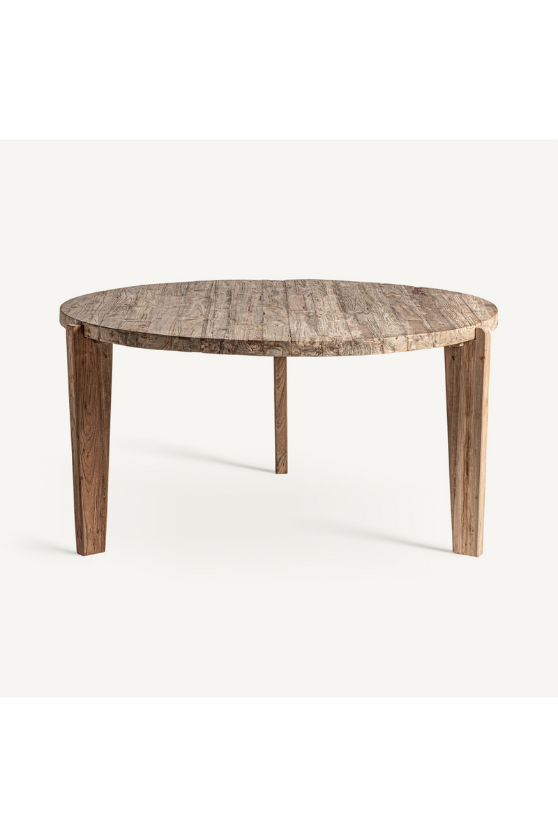 3-Legged Teak Dining Table | Vical Home Lux | Woodfurniture.com