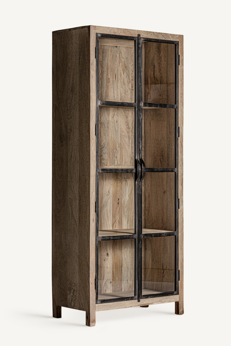 Mango Wood 2-Door Display Cabinet | Vical Home Weyer | Oroatrade.com