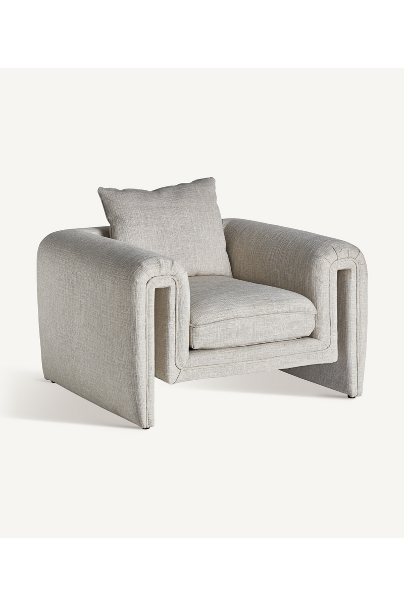 Gray Modern Lounge Armchair | Vical Home Karka | Woodfurniture.com