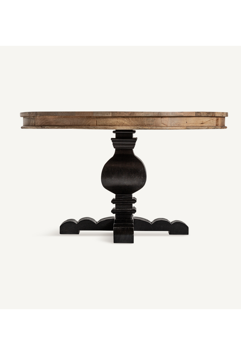 Wooden Round Monopod Dining Table | Vical Home Abo | Woodfurniture.com