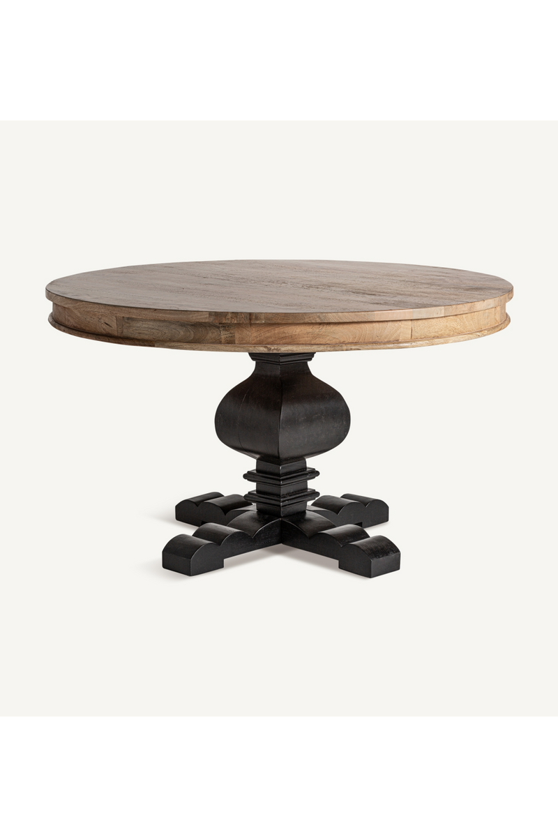 Wooden Round Monopod Dining Table | Vical Home Abo | Woodfurniture.com