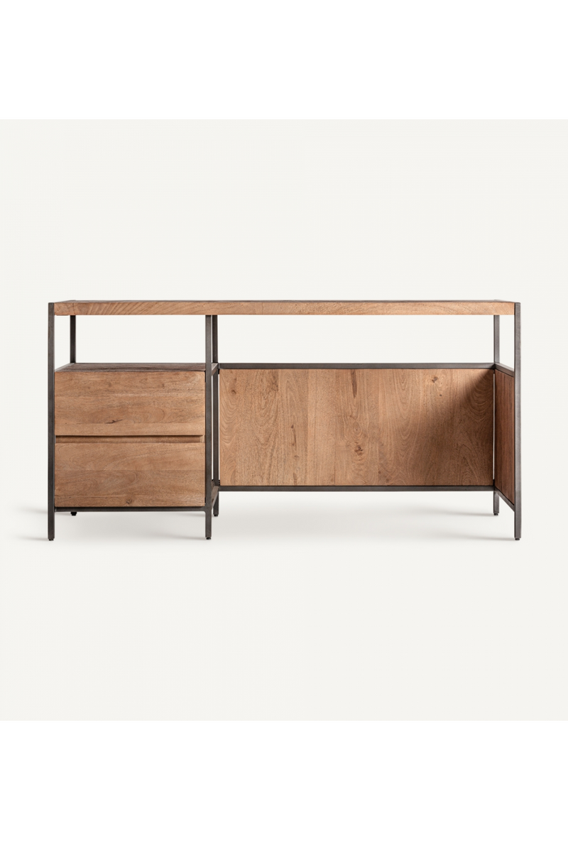 Mango Wood 2-Drawer Desk | Vical Home Killeany | Oroatrade.com