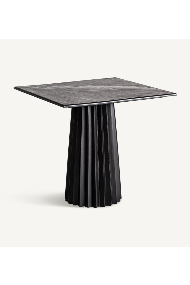 Fluted Base Wooden Bar Table | Vical Home Plisse | Woodfurniture.com