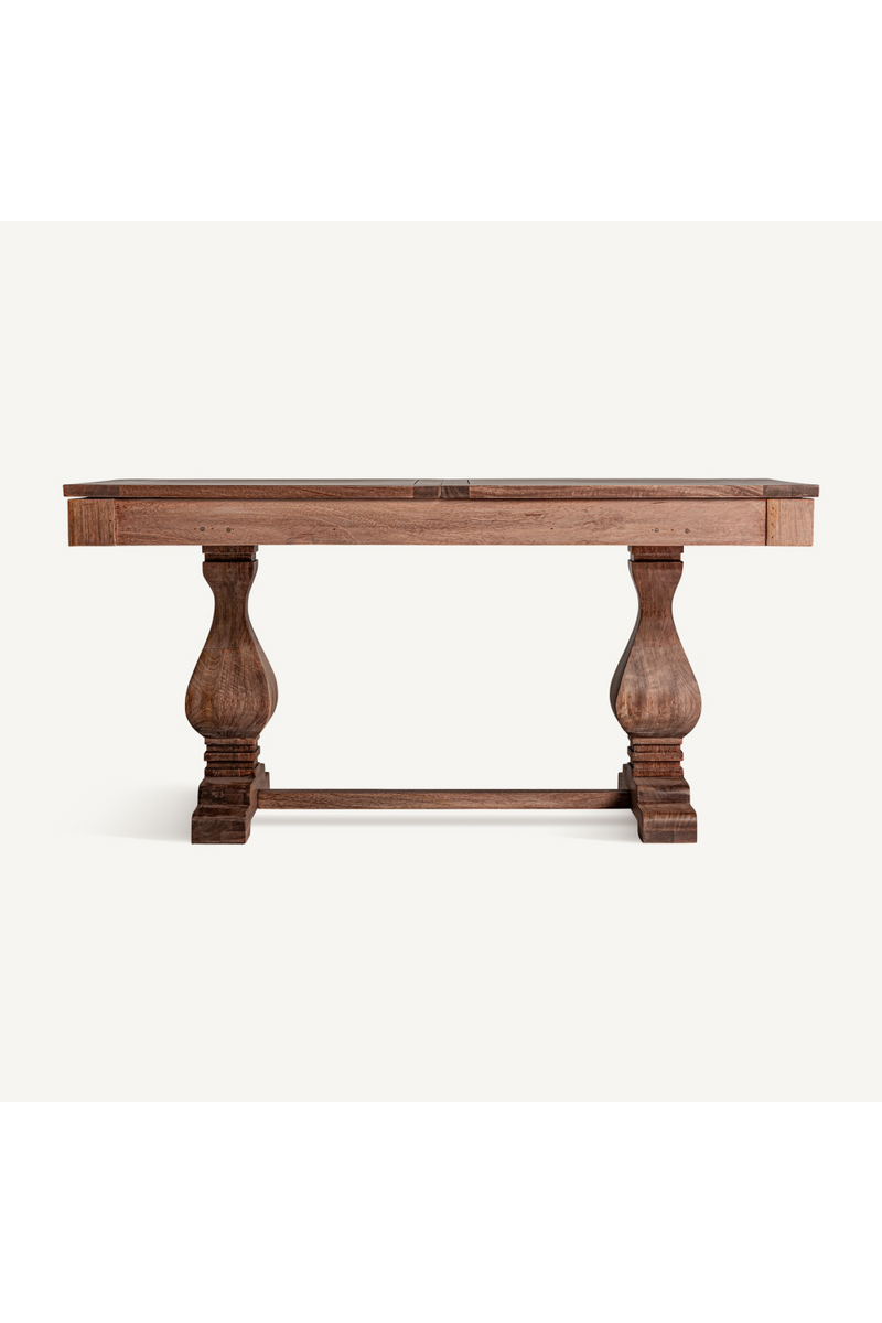 Natural Wooden Extendable Dining Table M | Vical Home Brandet | Woodfurniture.com