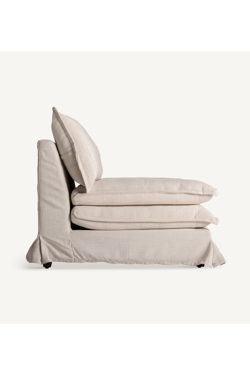 Off-White Covered Modular Armchair | Vical Home Ospizio | Woodfurniture.com