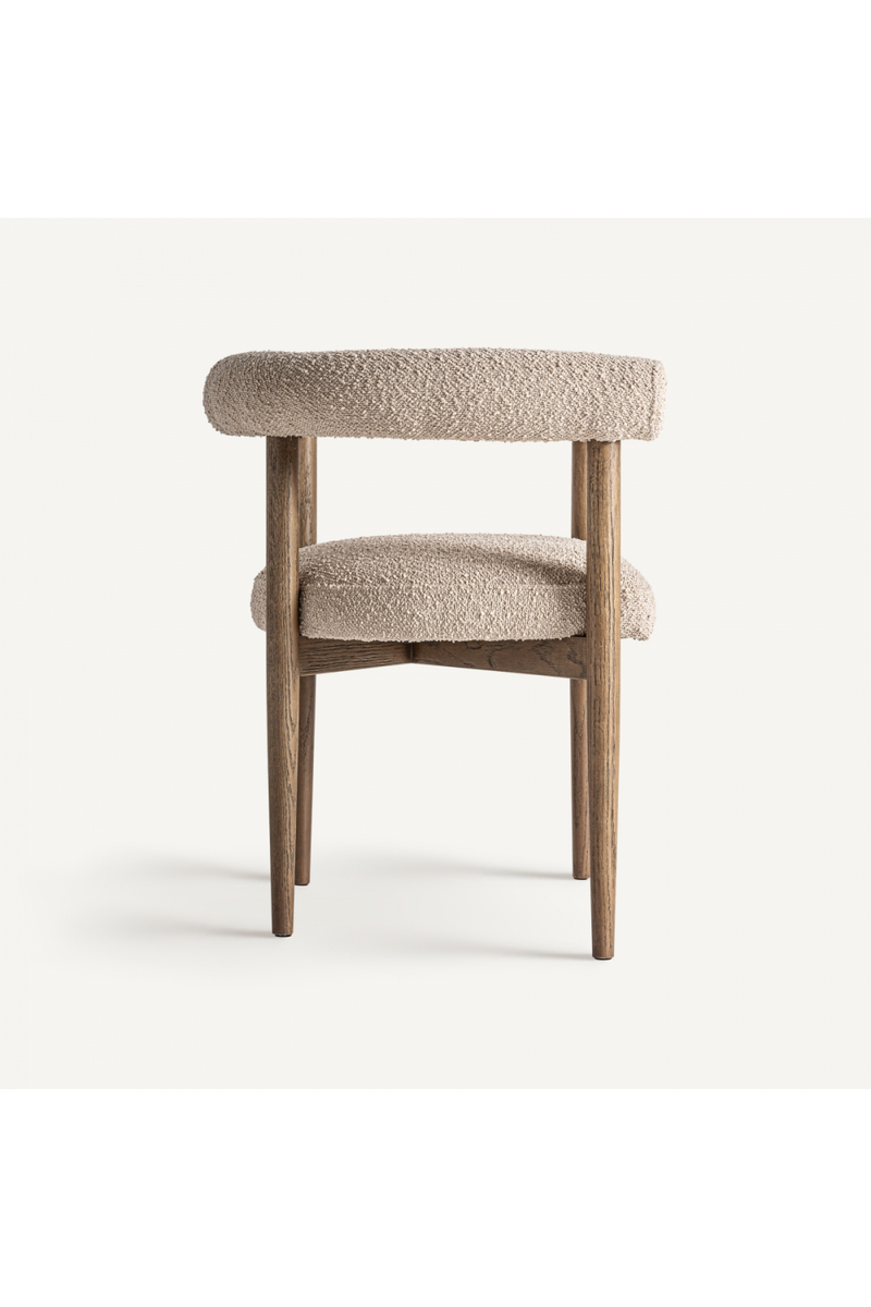 Ash Framed Curve Accent Chair | Vical Home Bullay | Woodfurniture.com