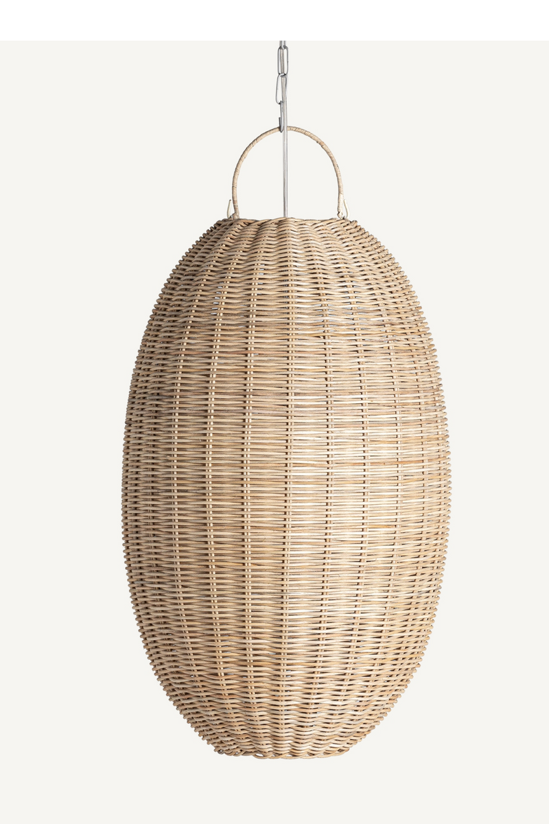 Oval Rattan Hanging Lamp M | Vical Home Tekax | Woodfurniture.com