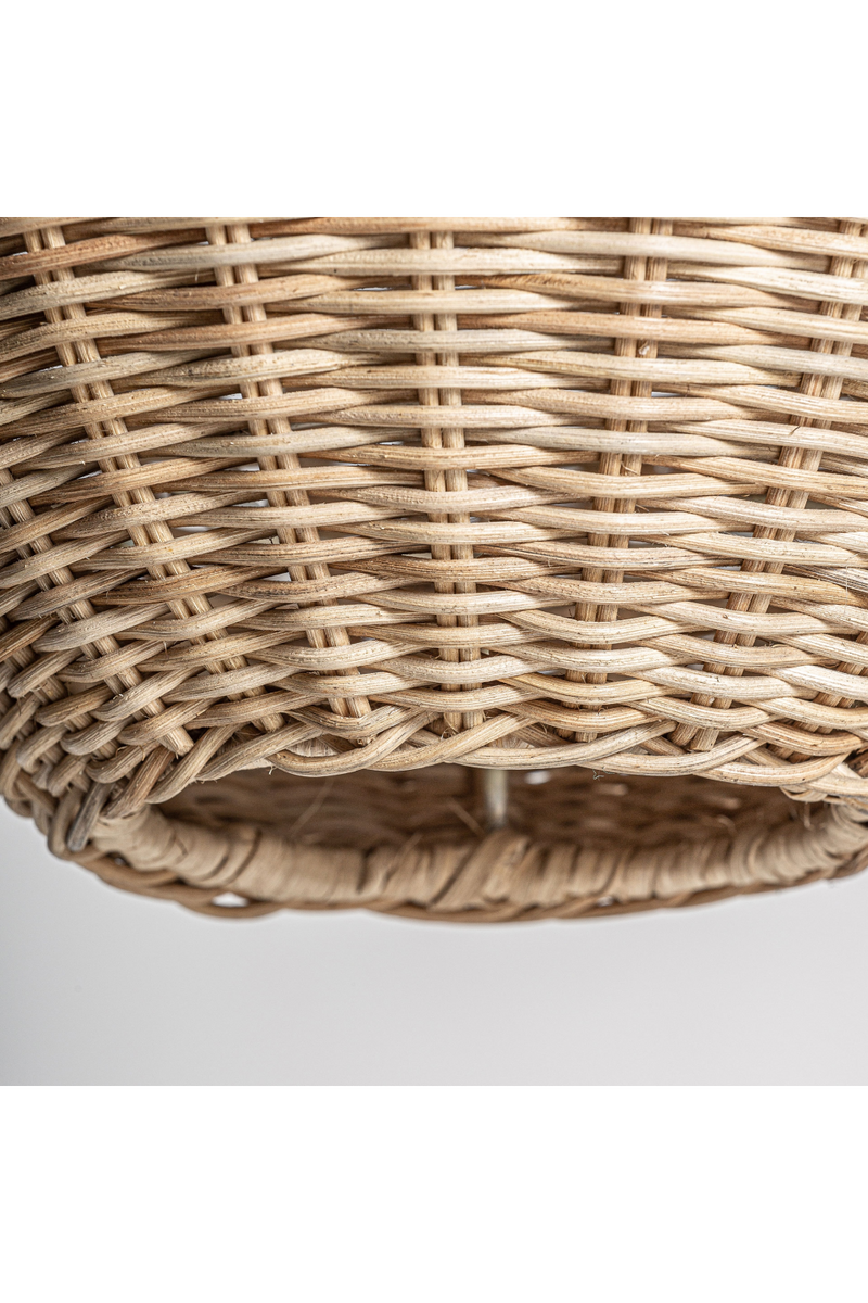 Oval Rattan Hanging Lamp M | Vical Home Tekax | Woodfurniture.com