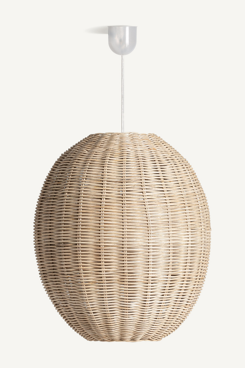 Oval Rattan Hanging Lamp S | Vical Home Tekax | Woodfurniture.com