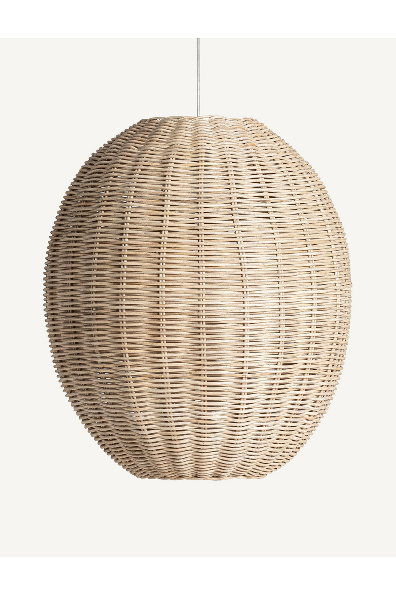 Oval Rattan Hanging Lamp S | Vical Home Tekax | Woodfurniture.com