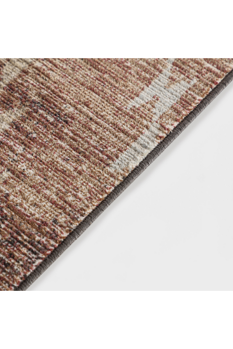 Brown Geometric Print Rug 10' x 6'5" | Vical Home Agate | Woodfurniture.com