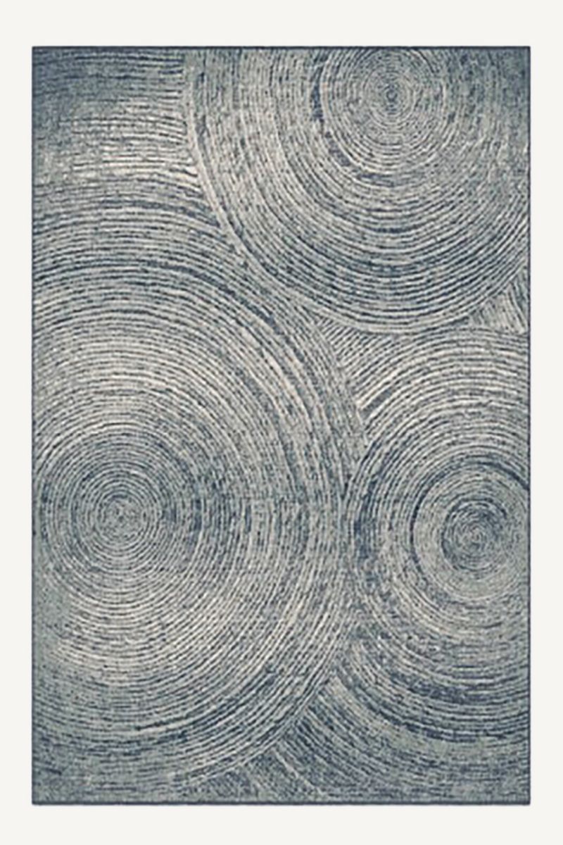 Blue Viscose Area Rug 10' x 6'5" | Vical Home Bakea | Woodfurniture.com