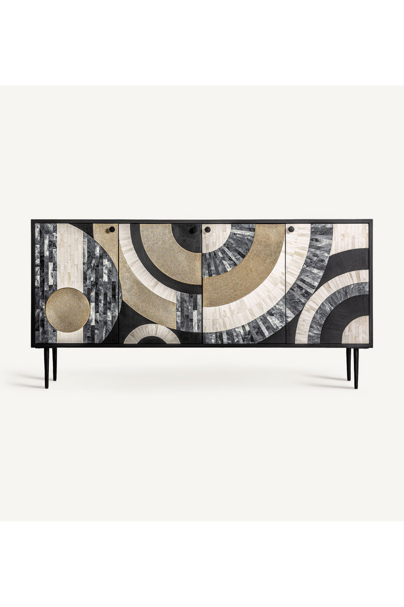 Tricolor Art Deco Sideboard | Vical Home Daru | Woodfurniture.com