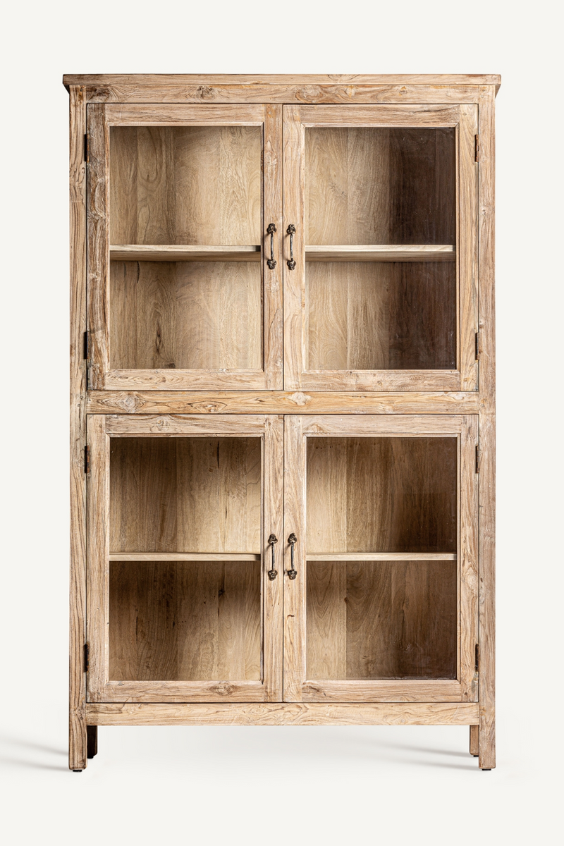 Natural Pine Display Cabinet | Vical Home Carrik | Oroatrade.com