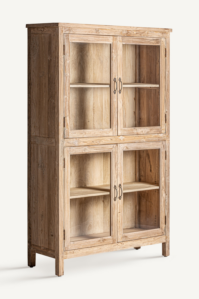 Natural Pine Display Cabinet | Vical Home Carrik | Oroatrade.com