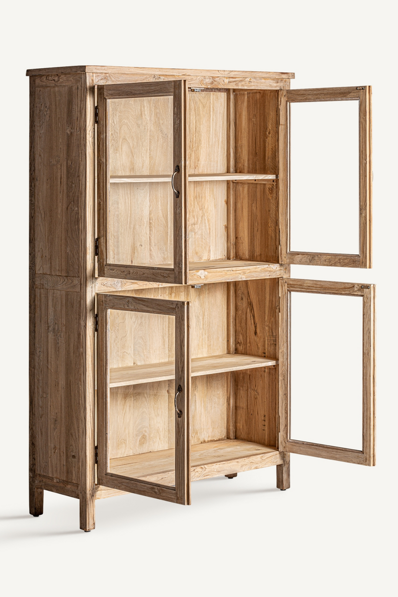 Natural Pine Display Cabinet | Vical Home Carrik | Oroatrade.com