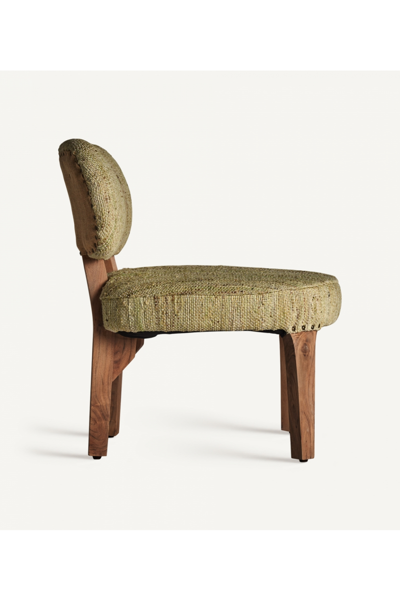 Jute Vintage Style Accent Chair | Vical Home Huntly | Woodfurniture.com