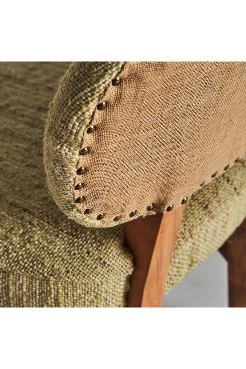 Jute Vintage Style Accent Chair | Vical Home Huntly | Woodfurniture.com