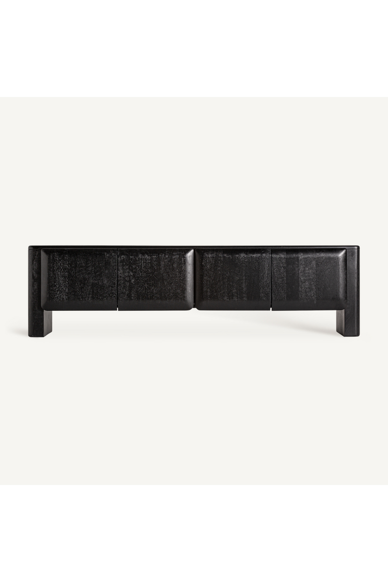 Black 4-Door Media Unit | Vical Home Norfolk | Woodfurniture.com