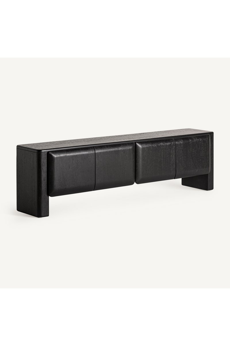 Black 4-Door Media Unit | Vical Home Norfolk | Woodfurniture.com