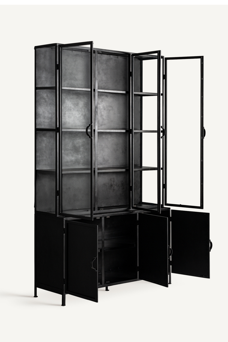 Black Iron Detachable Display Cabinet | Vical Home Leven | Oroatrade.com
