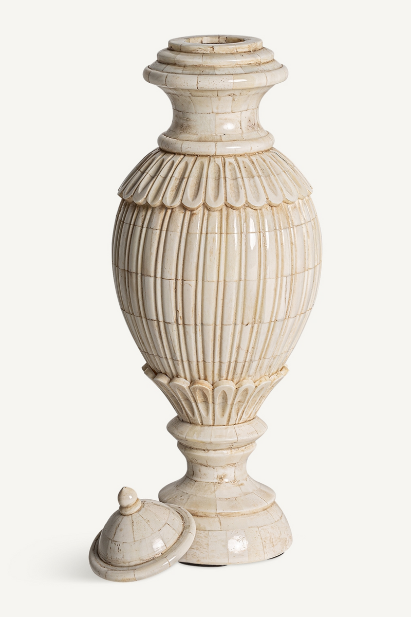 Ivory Colored Colonial Vase | Vical Home Jarek | Woodfurniture.com