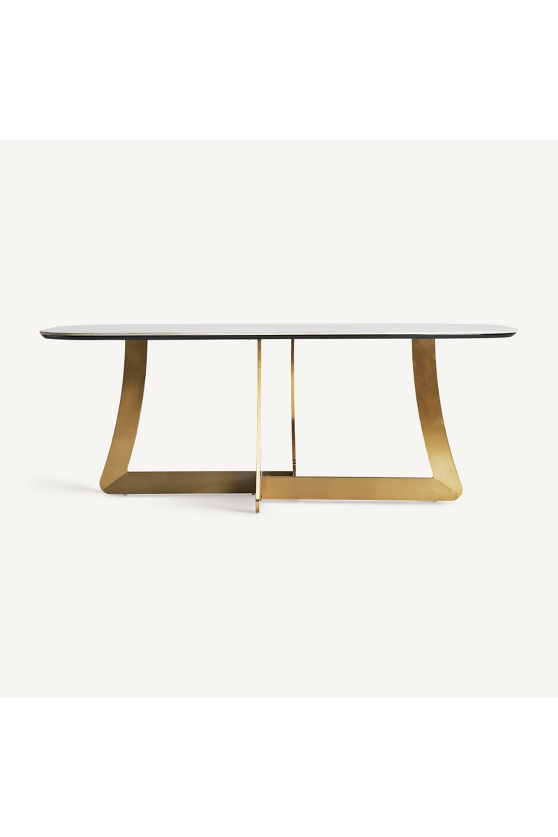 Gold Base Dining Table | Vical Home Jussey | Woodfurniture.com