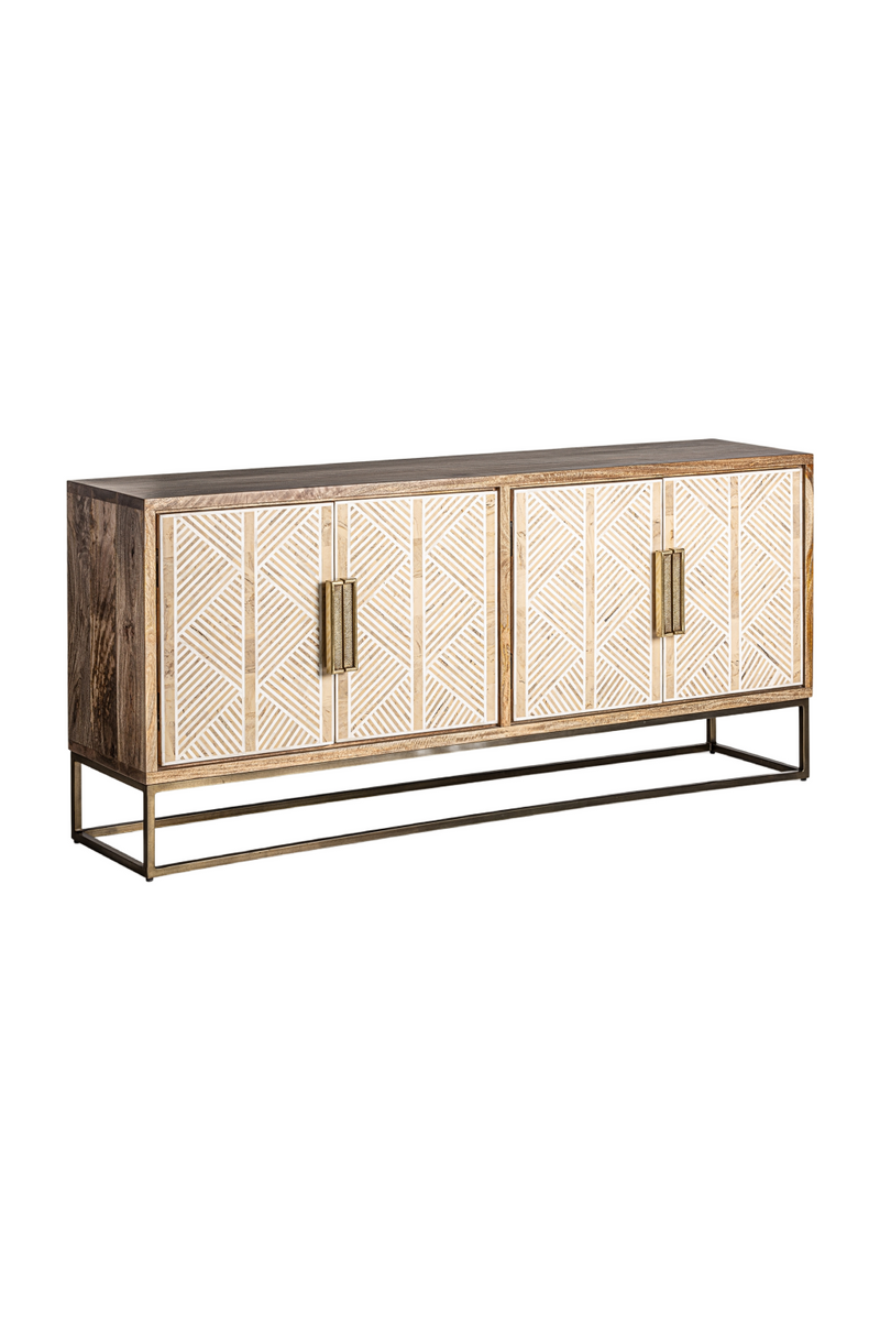 White Line Pattern Sideboard | Vical Home Laugna | Woodfurniture.com