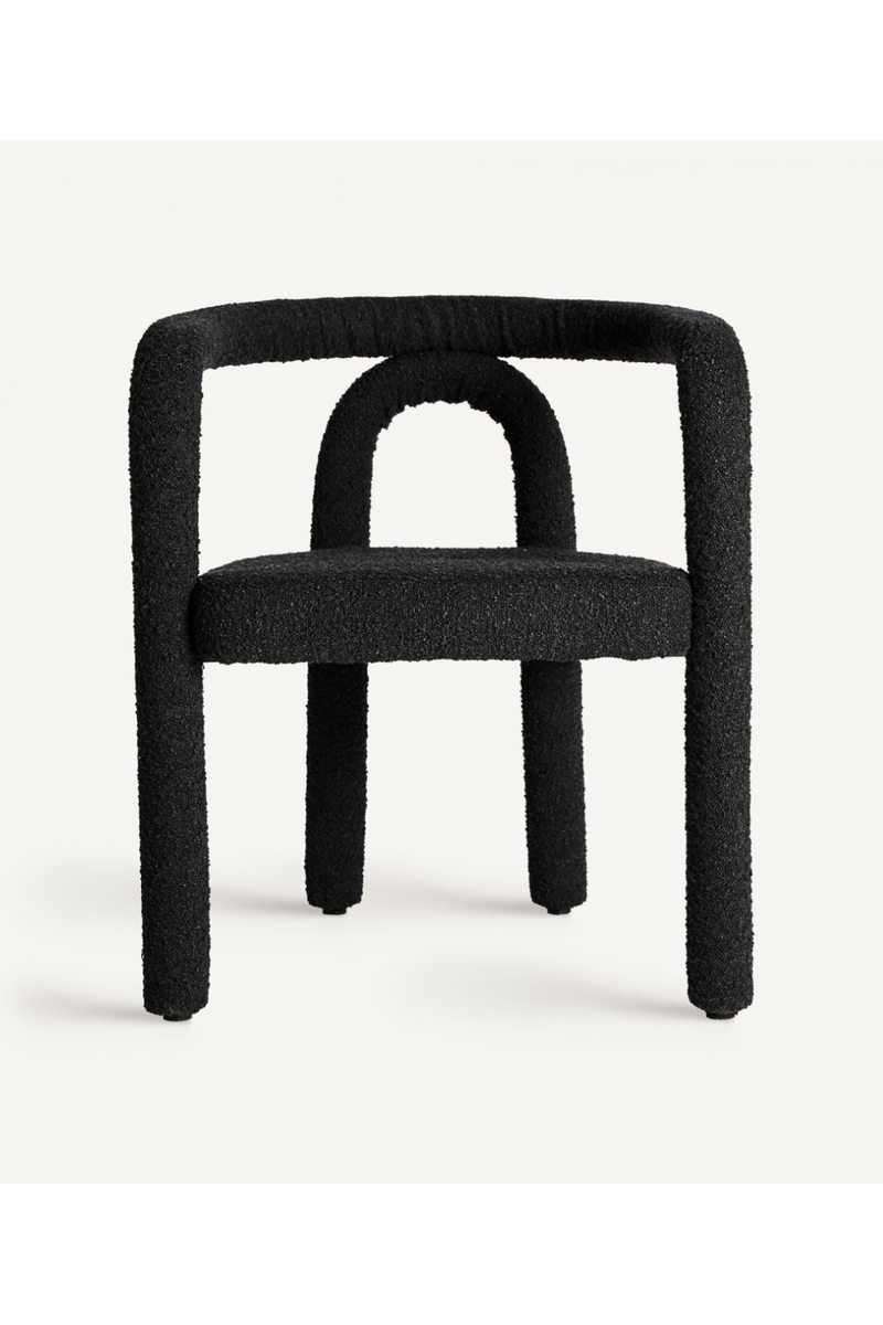 Black Upholstered Accent Chair | Vical Home Valbella | Woodfurniture.com