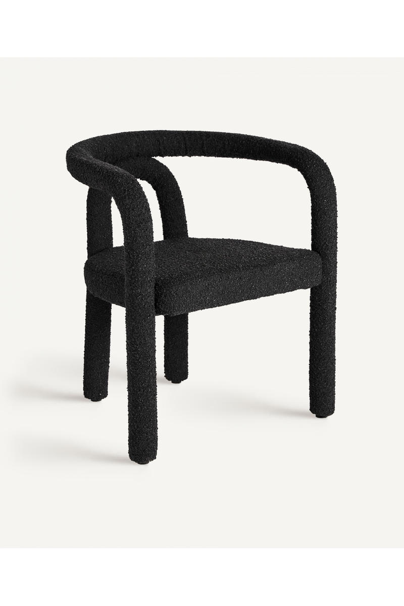 Black Upholstered Accent Chair | Vical Home Valbella | Woodfurniture.com